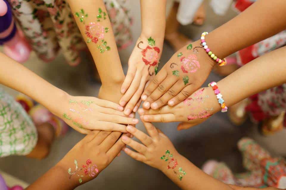 Glitter tattoos